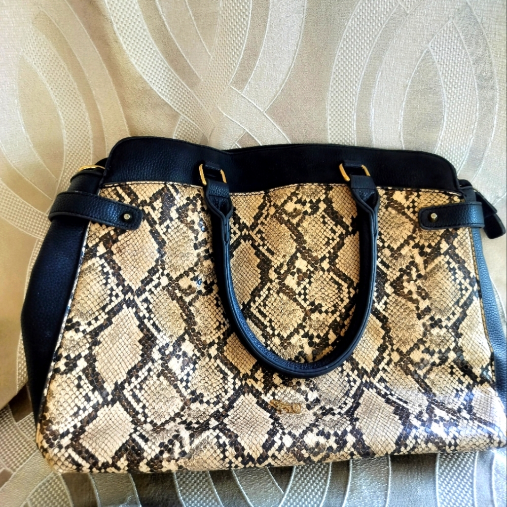Mathew And Julian  Snake Print Bag